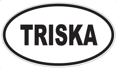 TRISKA - Oval Magnet