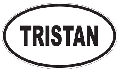 TRISTAN - Oval Magnet