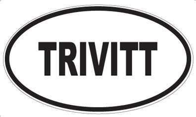 TRIVITT - Oval Magnet
