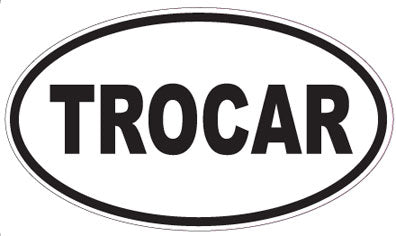 TROCAR - Oval Sticker