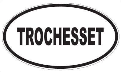 TROCHESSET - Oval Sticker