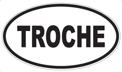 TROCHE - Oval Magnet