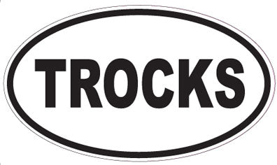 TROCKS - Oval Sticker