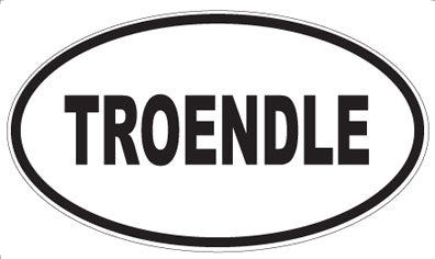 TROENDLE - Oval Magnet