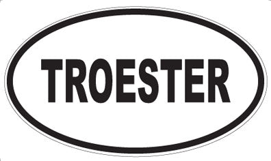 TROESTER - Oval Magnet