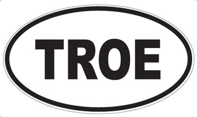 TROE - Oval Magnet
