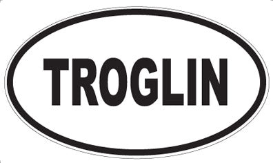 TROGLIN - Oval Magnet