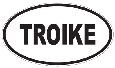 TROIKE - Oval Magnet