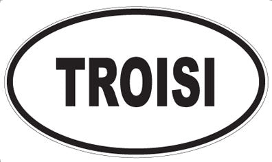TROISI - Oval Magnet