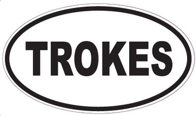 TROKES - Oval Sticker