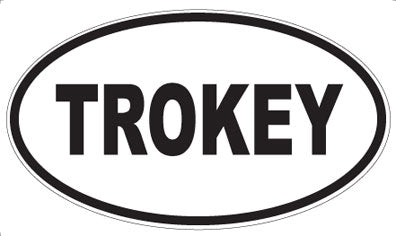 TROKEY - Oval Sticker
