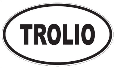 TROLIO - Oval Sticker
