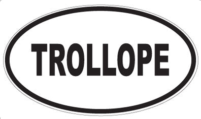TROLLOPE - Oval Sticker