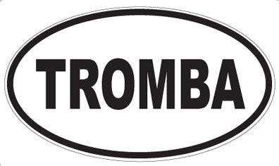 TROMBA - Oval Magnet