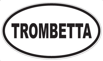 TROMBETTA - Oval Magnet