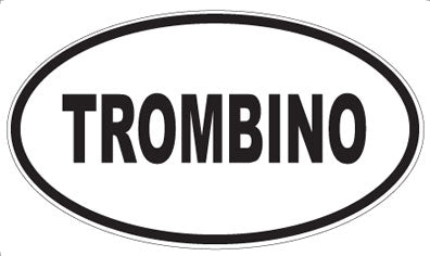 TROMBINO - Oval Sticker