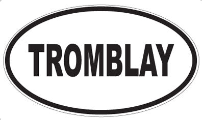 TROMBLAY - Oval Magnet