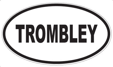 TROMBLEY - Oval Magnet