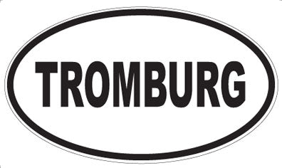 TROMBURG - Oval Sticker