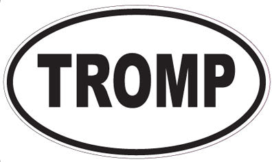 TROMP - Oval Sticker