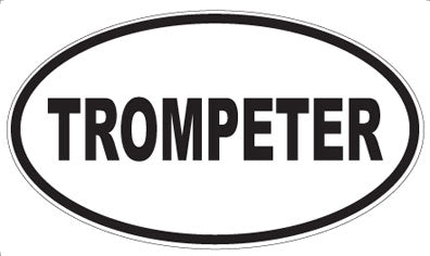 TROMPETER - Oval Magnet