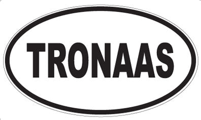TRONAAS - Oval Sticker