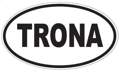 TRONA - Oval Magnet