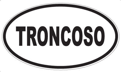 TRONCOSO - Oval Magnet