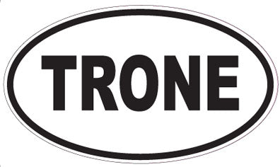 TRONE - Oval Magnet