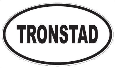 TRONSTAD - Oval Sticker