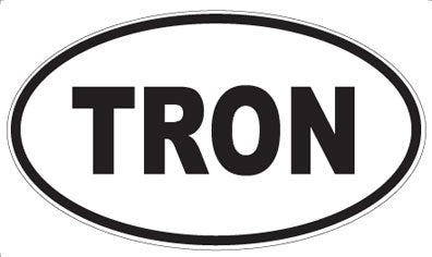 TRON - Oval Magnet