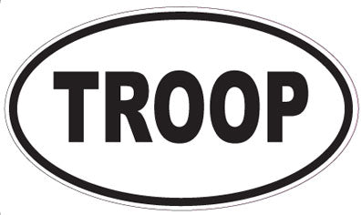TROOP - Oval Magnet