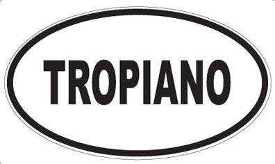TROPIANO - Oval Magnet