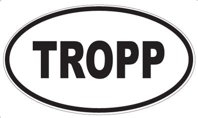 TROPP - Oval Magnet