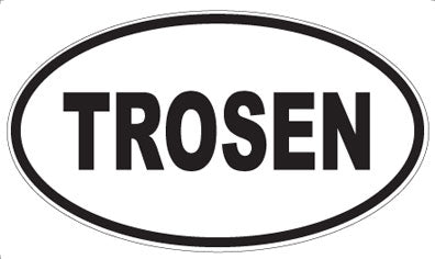 TROSEN - Oval Sticker