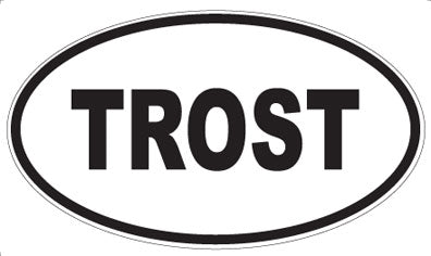 TROST - Oval Sticker