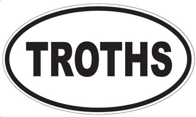 TROTHS - Oval Sticker