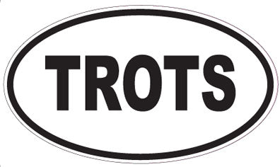 TROTS - Oval Magnet