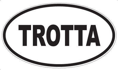 TROTTA - Oval Magnet