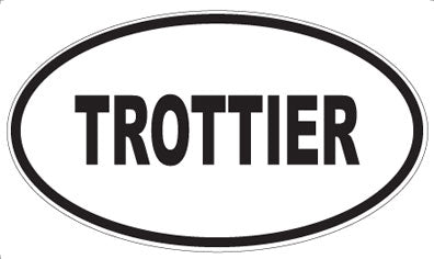 TROTTIER - Oval Magnet