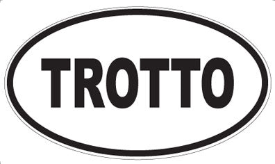 TROTTO - Oval Sticker