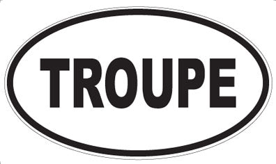 TROUPE - Oval Magnet