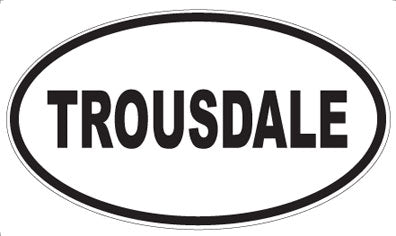 TROUSDALE - Oval Magnet
