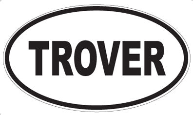 TROVER - Oval Magnet