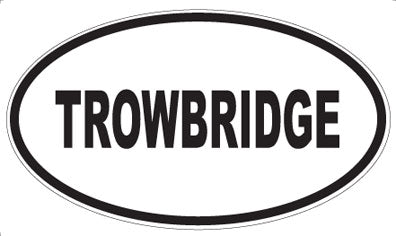TROWBRIDGE - Oval Sticker