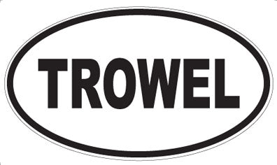 TROWEL - Oval Magnet