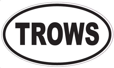 TROWS - Oval Magnet
