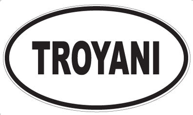 TROYANI - Oval Sticker