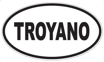 TROYANO - Oval Magnet