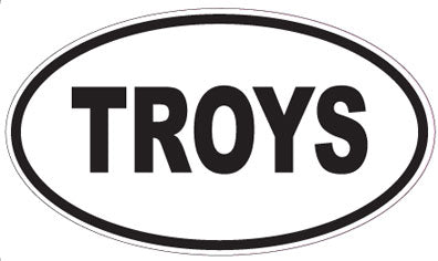 TROYS - Oval Magnet